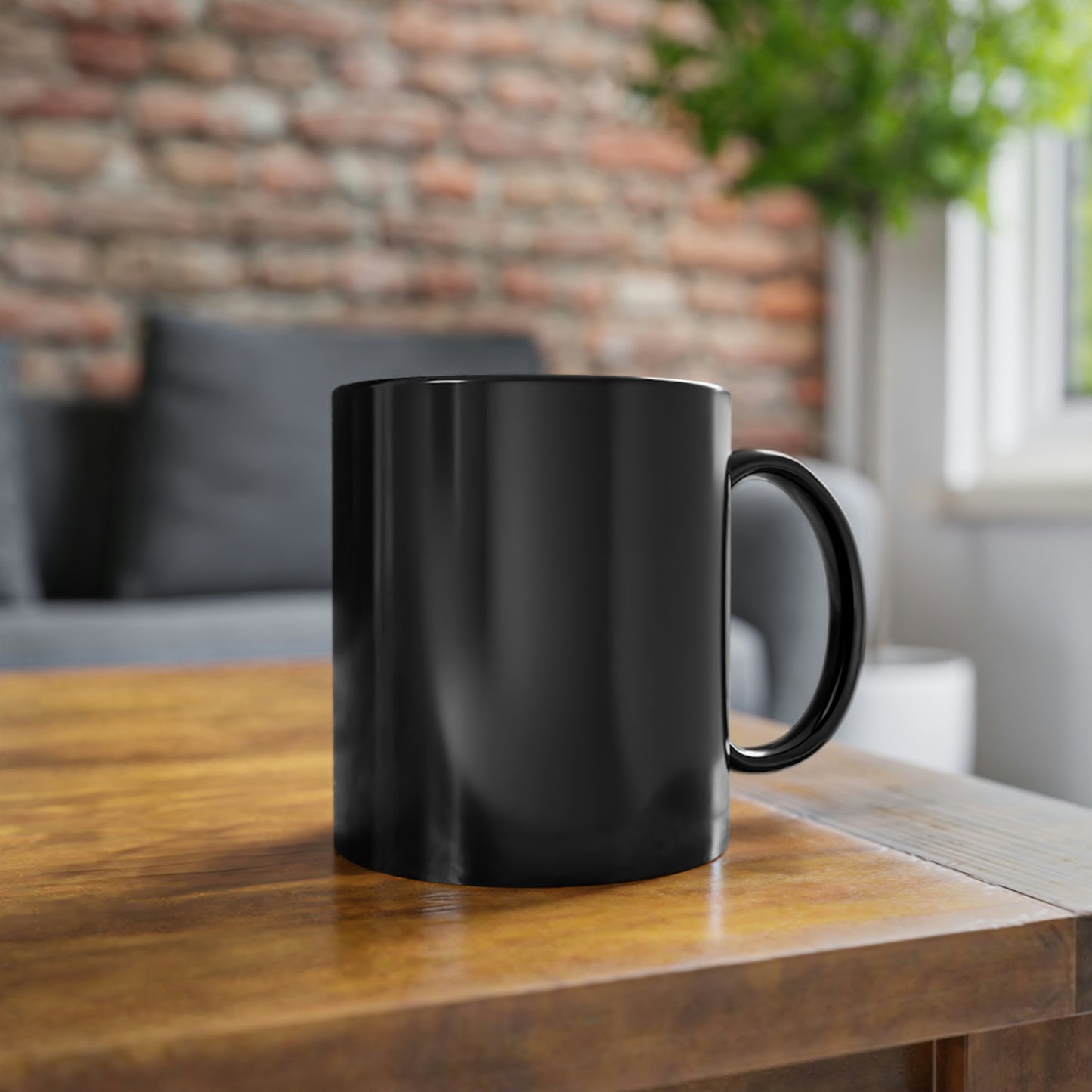 Black Coffee Cup, 11oz